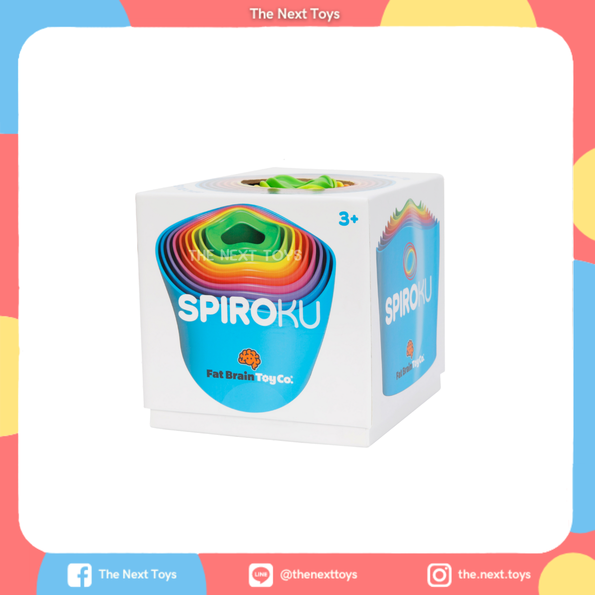 SpiroKu ของเล่นเรียงสีแบบใหม่ Stacking Toy