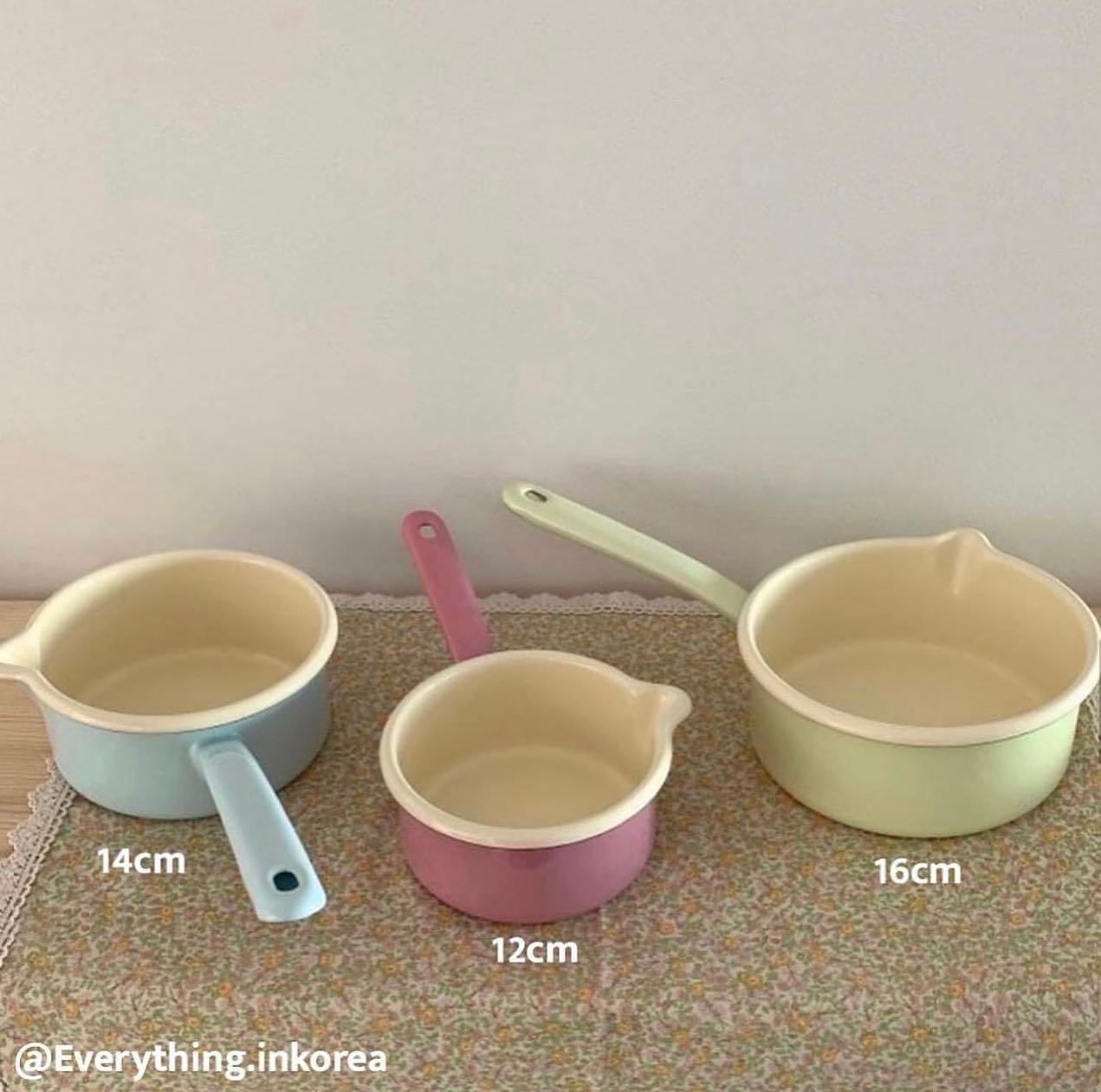 Riess หม้อด้ามจับ12cm/0.5L/Pink 