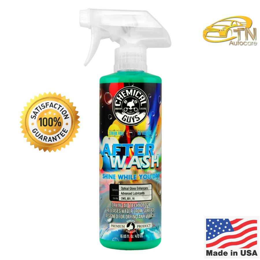 Chemical Guys After Wash - Shine While You Dry Drying Agent, With Hybrid Gloss Technology (16 oz)