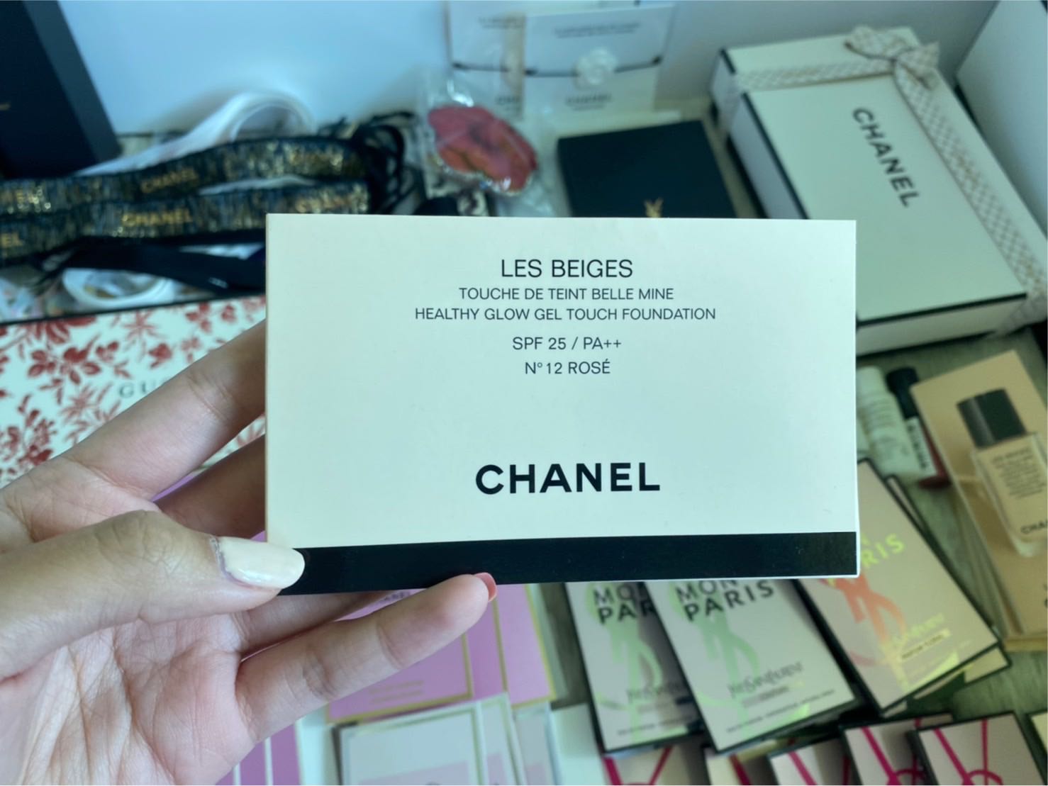 Tester Chanel les beiges รองพื้นพร้อมพัฟ