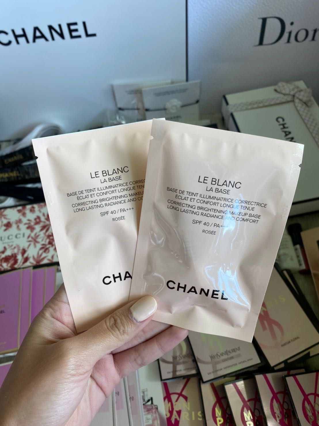 Tester Chanel La Blanc La Base เบสลงรองพื้นก่อนแต่งหน้า