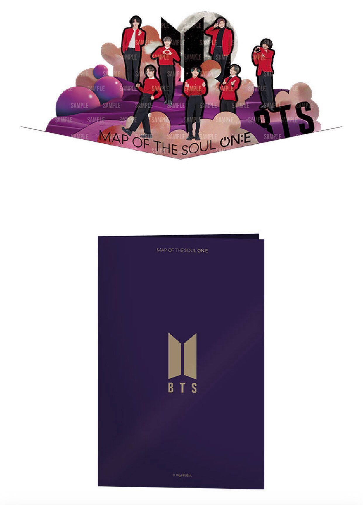 ❤️ #BTS  Message pop-up card [ ON:E Merch ]