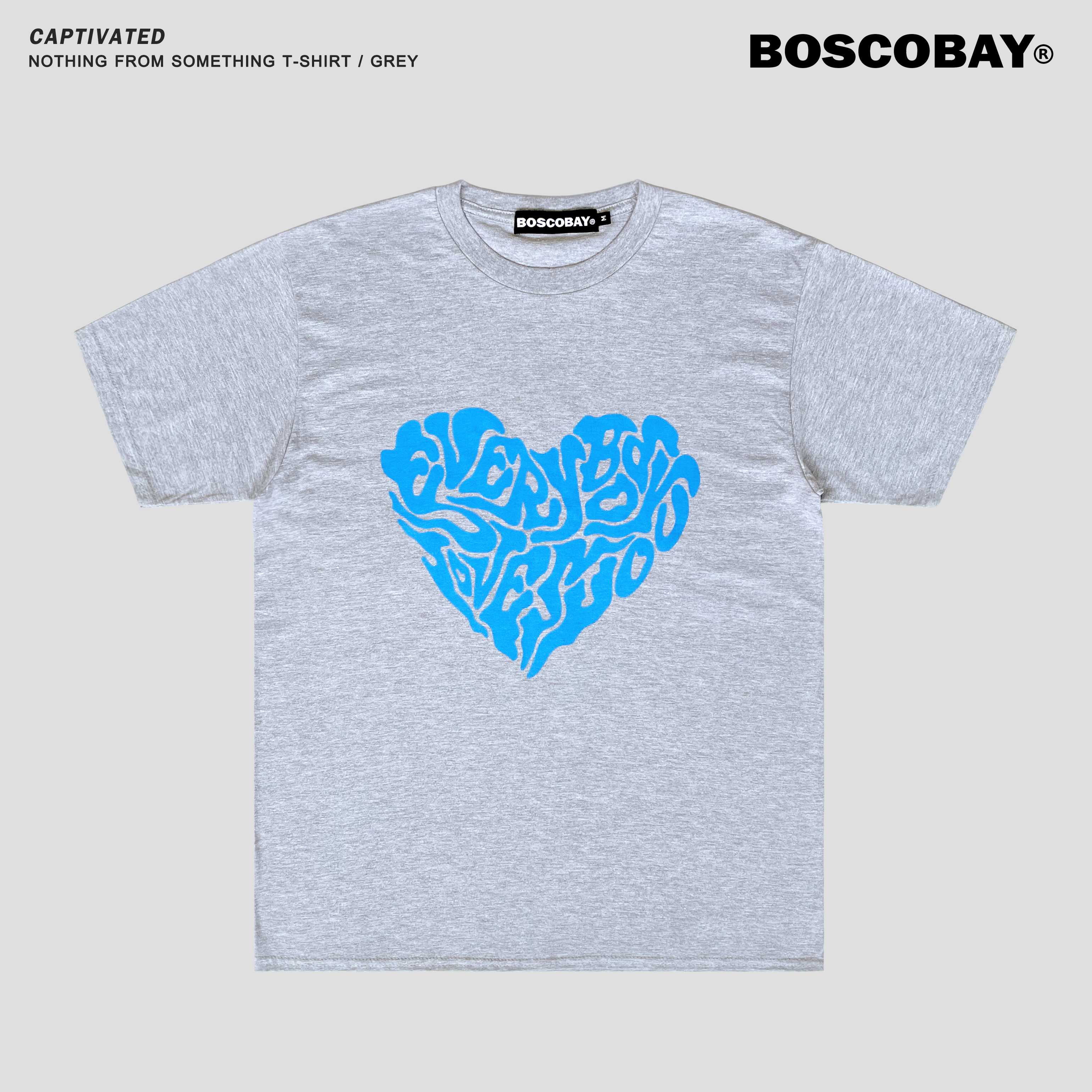 CAPTIVATED nothing from something T-shirt / Grey 💙
