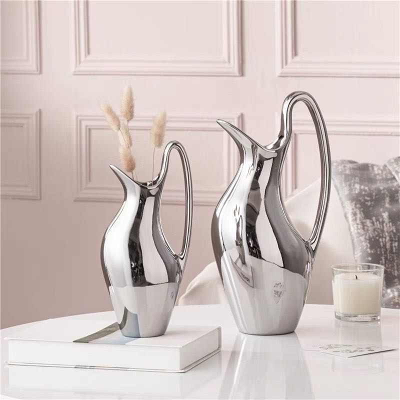{Pre-order 10-15 Days} Silver Vase