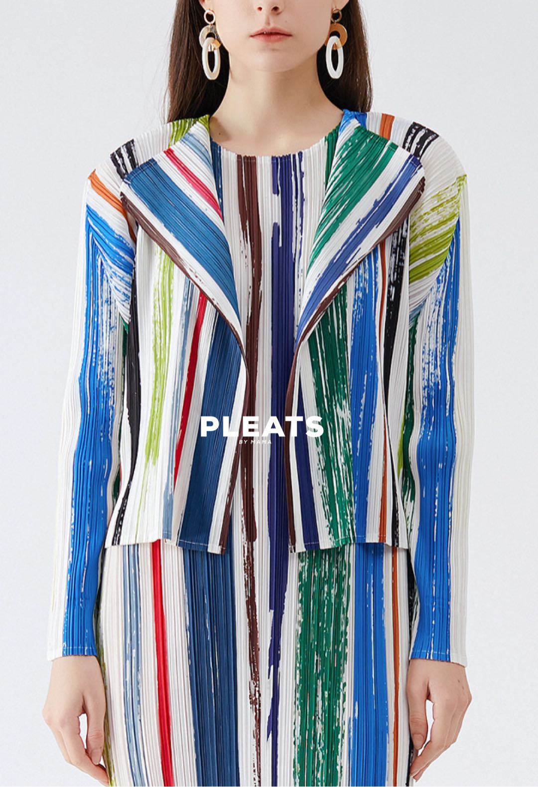 PLEATS BLAZER -BZ004