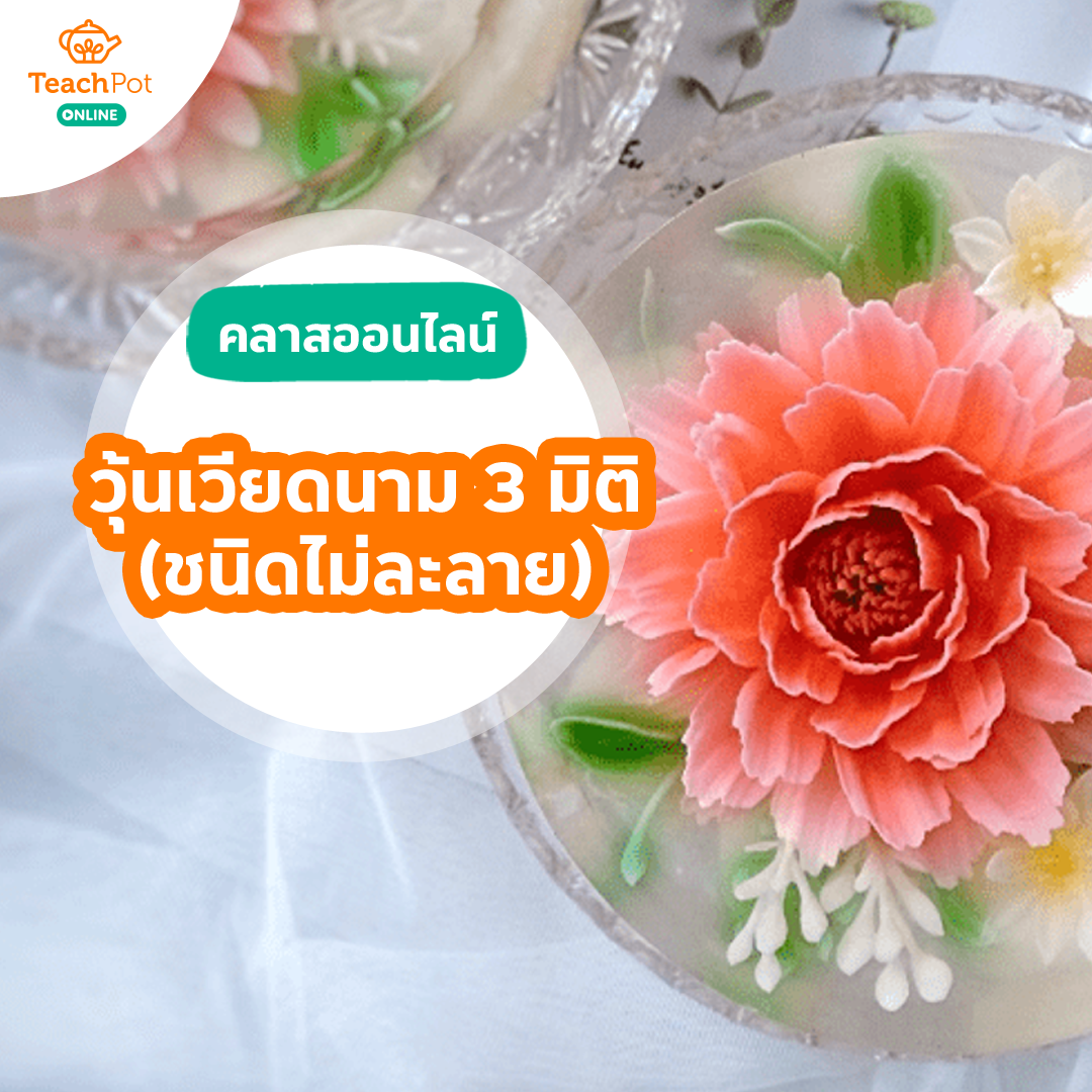 คลาสวุ้นเวียดนาม 3 มิติ (ชนิดไม่ละลาย)