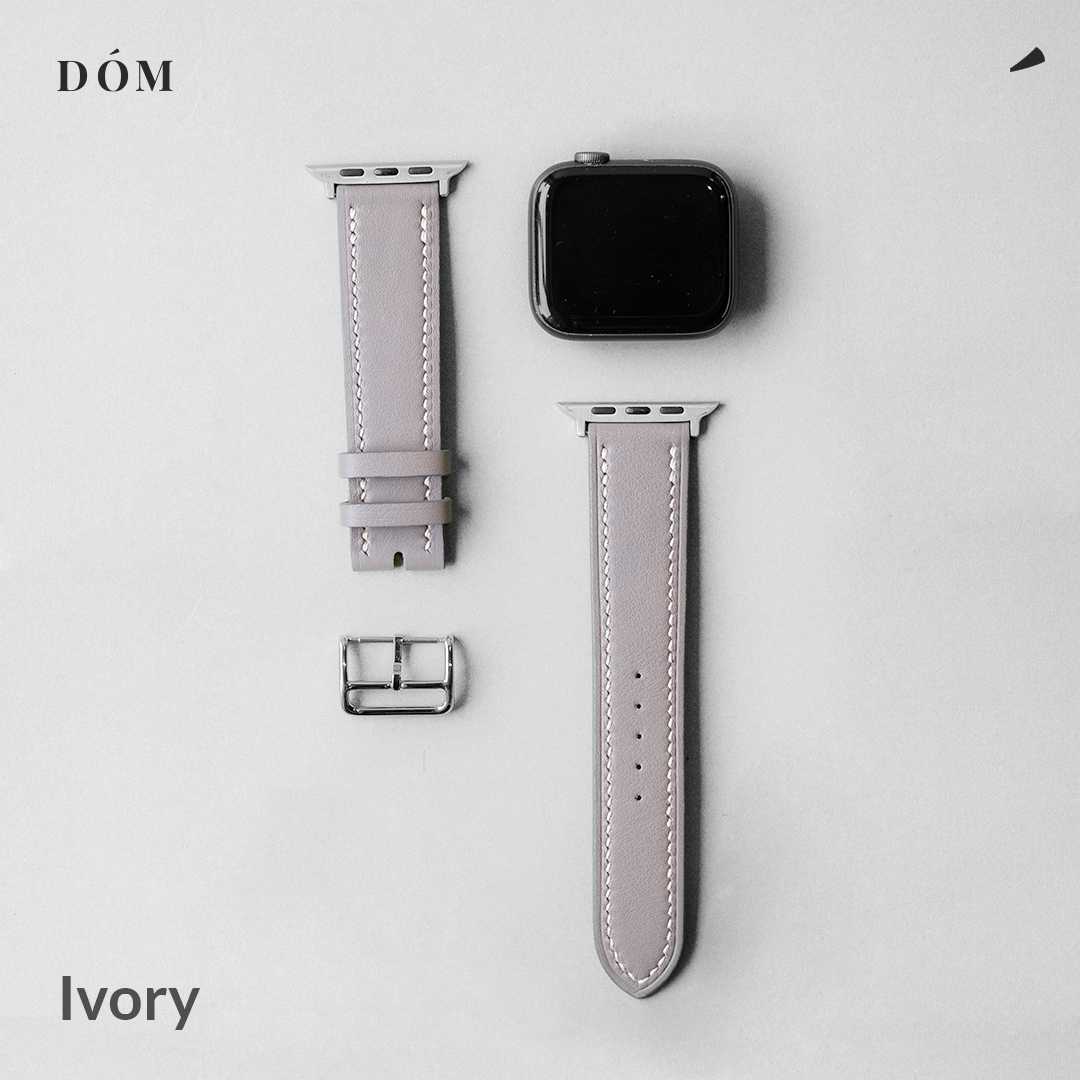 DÓM Apple Watch - TYPE 01 Italian Fine Grain Ivory