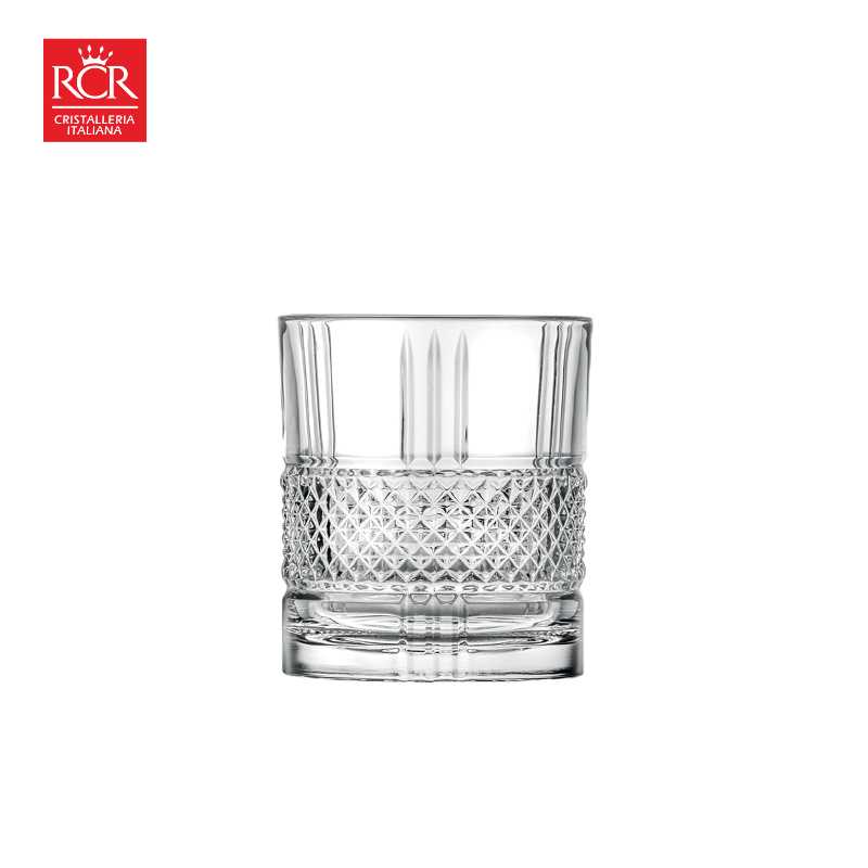 แก้วคริสตัล แก้ววิสกี้ แก้วนำเข้าอิตาลี RCR Brilliante tumbler