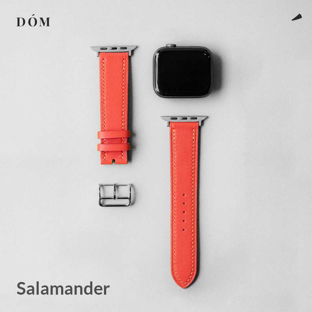 DÓM Apple Watch - TYPE 01 Italian Fine Grain Salamander