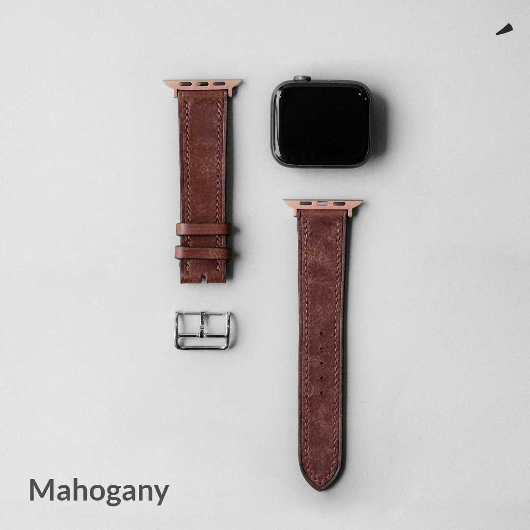 DÓM Apple Watch - TYPE 03 Italian Vegetable Tanned Mahogany