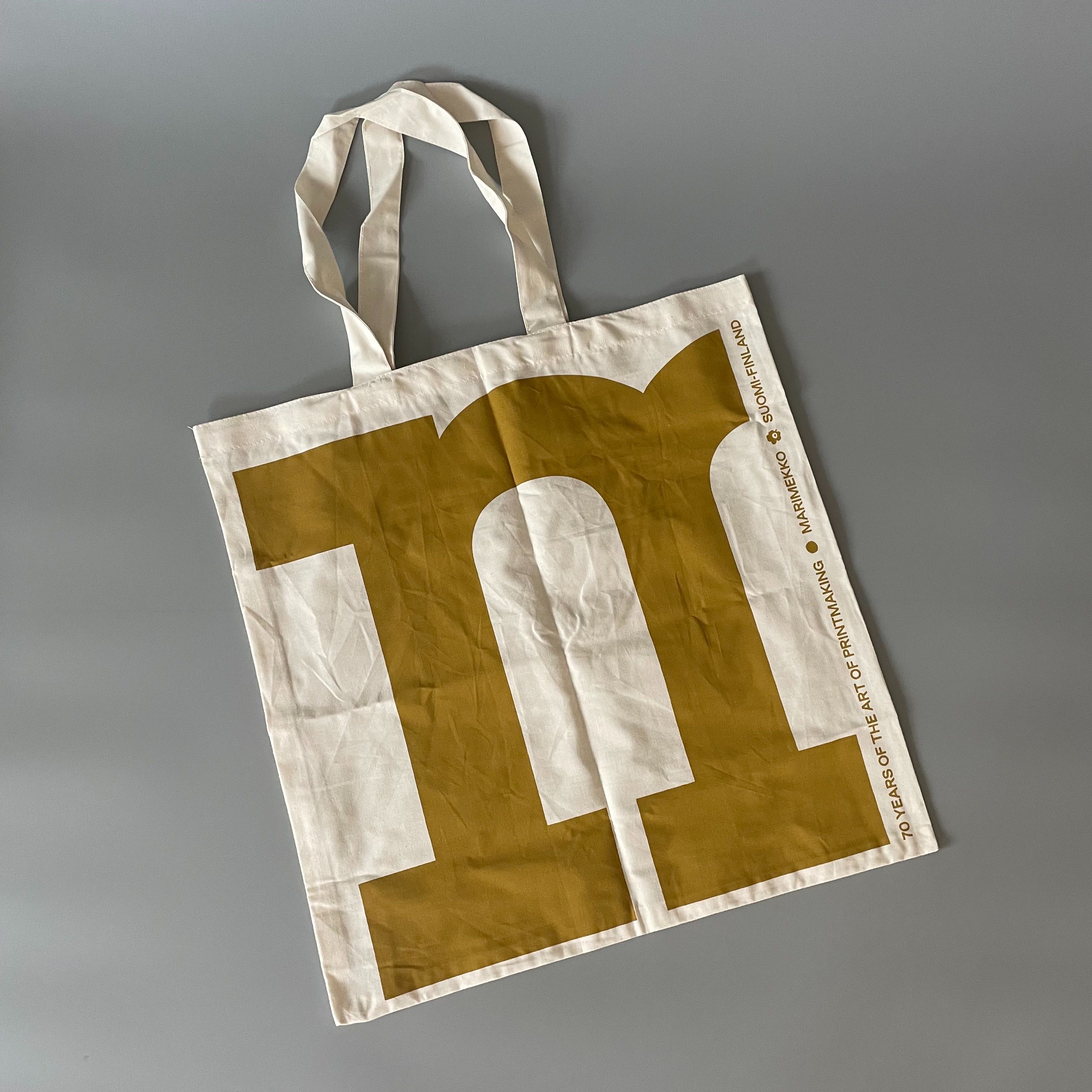 Marimekko anv 70 years tote  in mustard /สั่งซื้อโดยตรงผ่าน line ส่งฟรีค่า