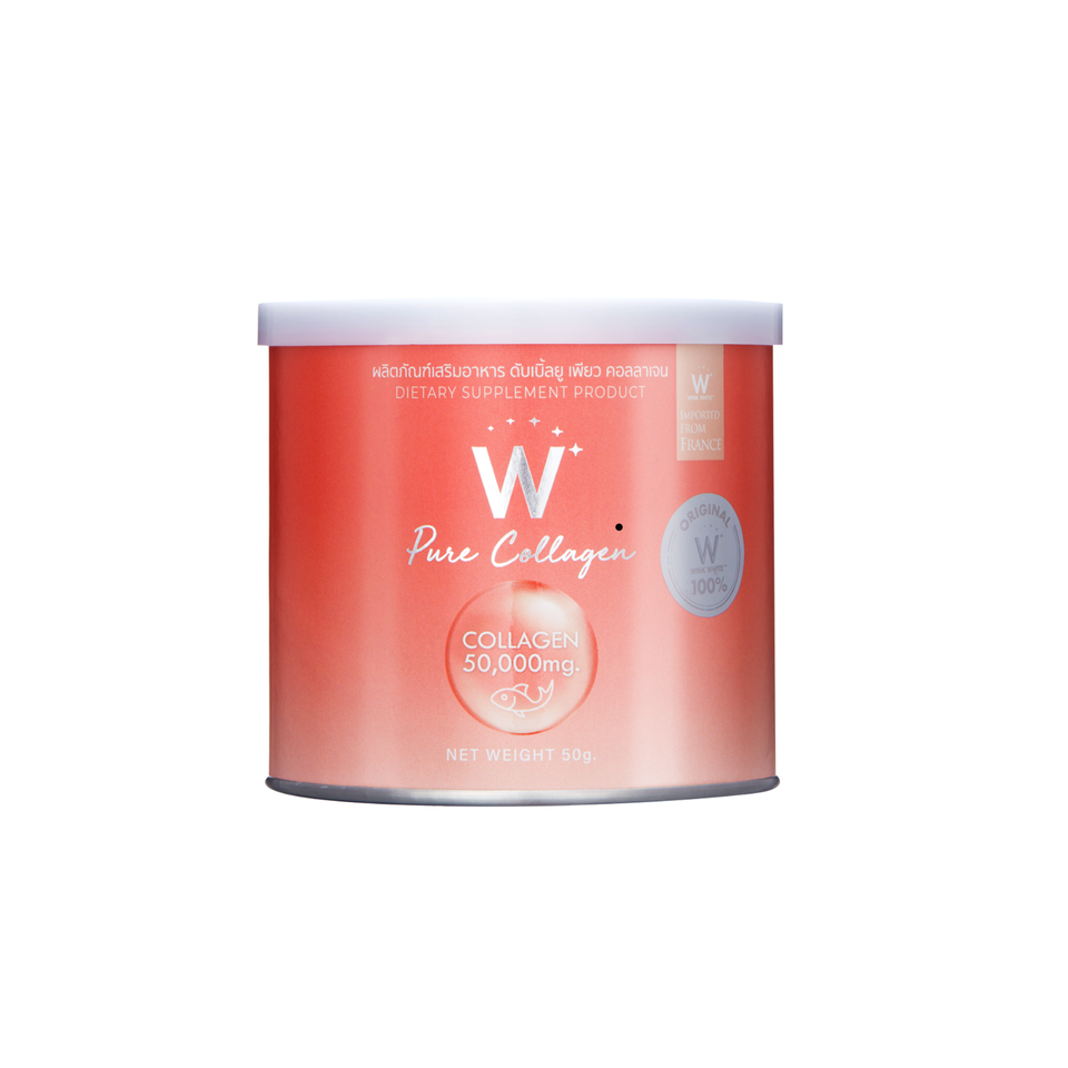 W PURE COLLAGEN ดับเบิ้ลยู เพียว คอลลาเจน ( 1 แถม 1) ส่งฟรี!!!