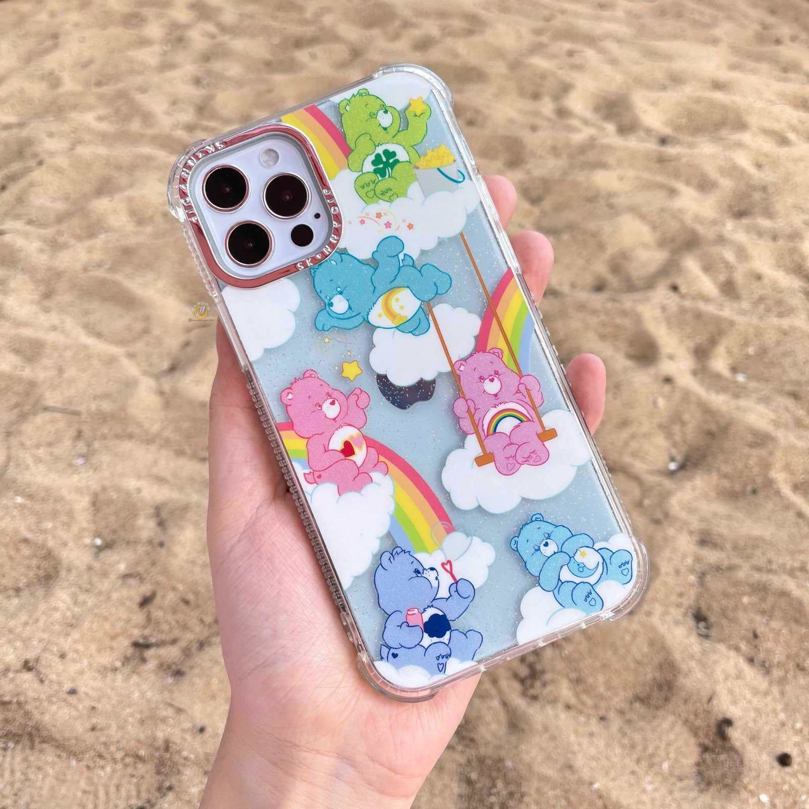 Skinnydip x Carebear rainbow i12/12 Pro case