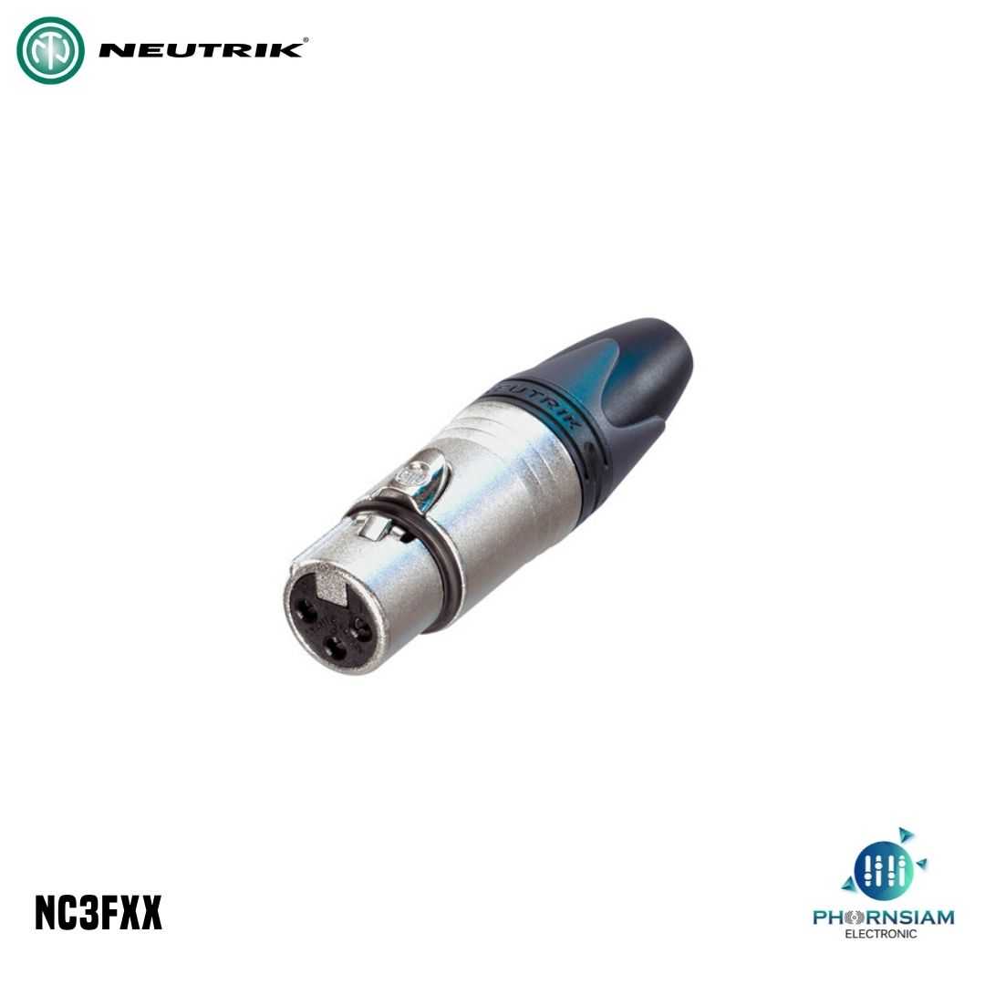 หัวแจ็ค XLR ตัวเมีย NEUTRIK NC3FXX Female 3-Pin XLR Connector