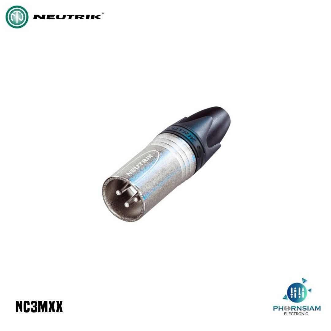 หัวแจ็ค XLR ตัวผู้ NEUTRIK NC3MXX Male 3-Pin XLR Connector
