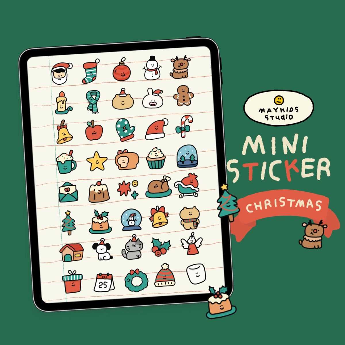 Mini Digital sticker (Christmas)