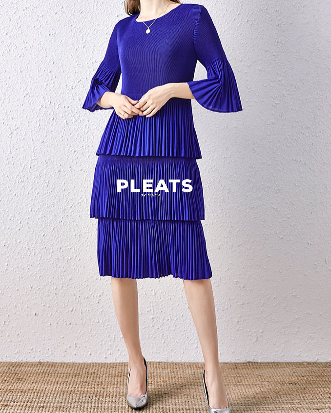 PLEATS DRESS - D035