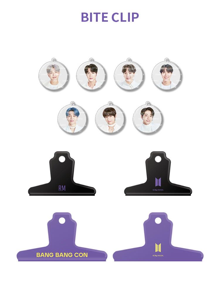 💜#BTS Bite Clip JM/JK (BBC Merch)