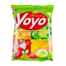 โยโย ขนมเยลลี่เจลาตินผสมน้ำผลไม้ต่างๆ 80 กรัม 8852047249155 (06)ทำรายากร20