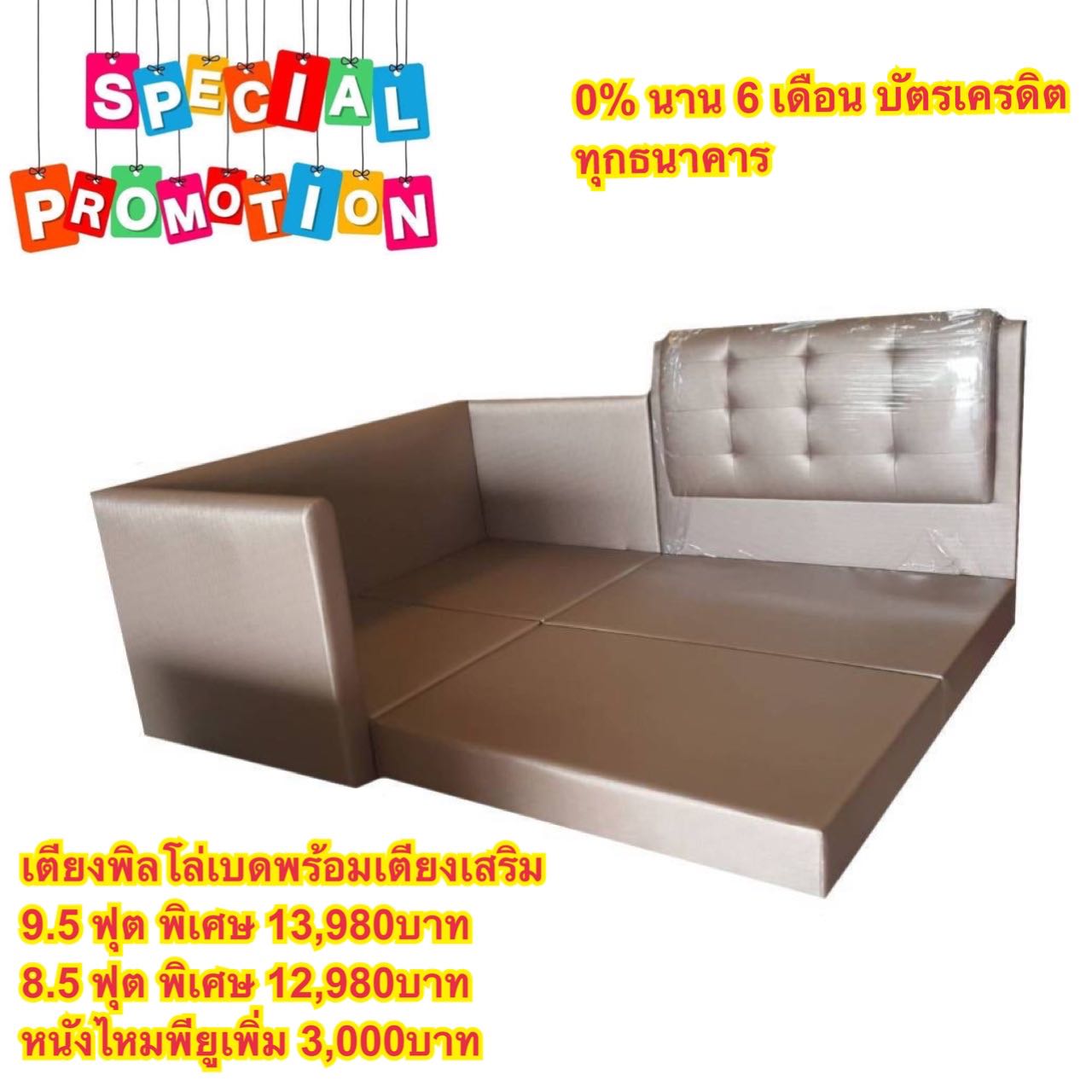 เตียง9.5ฟุตพิลโล่เบดกันตก