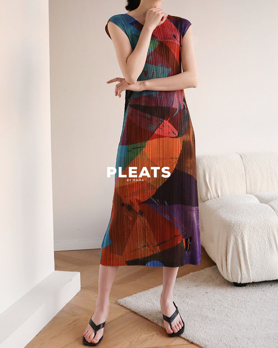 PLEATS DRESS - D034