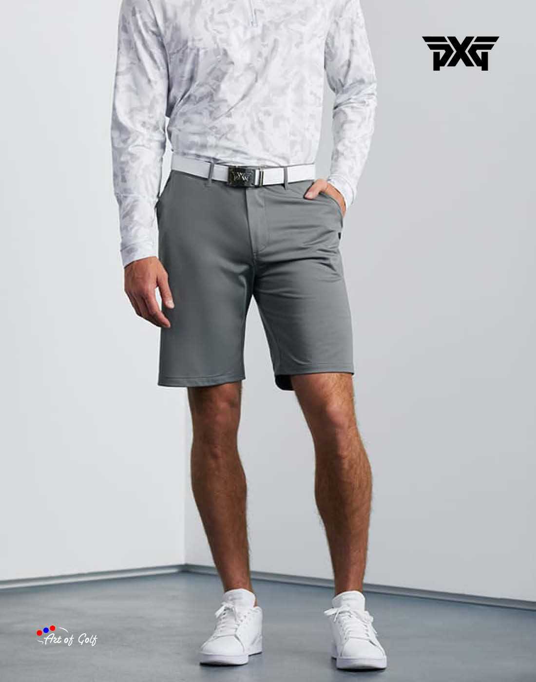 กางเกง PXG Essential Golf Shorts (Gray) สินค้าใหม่ แท้ 100%