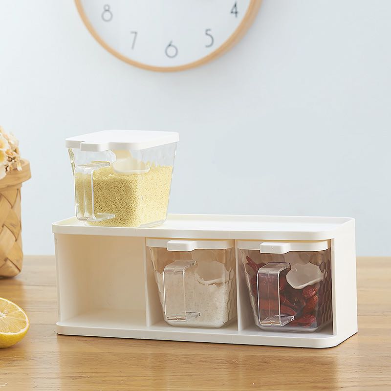 [1ชุด:3กระปุก] Seasoning box : ชุดกระปุกเครื่องปรุง 