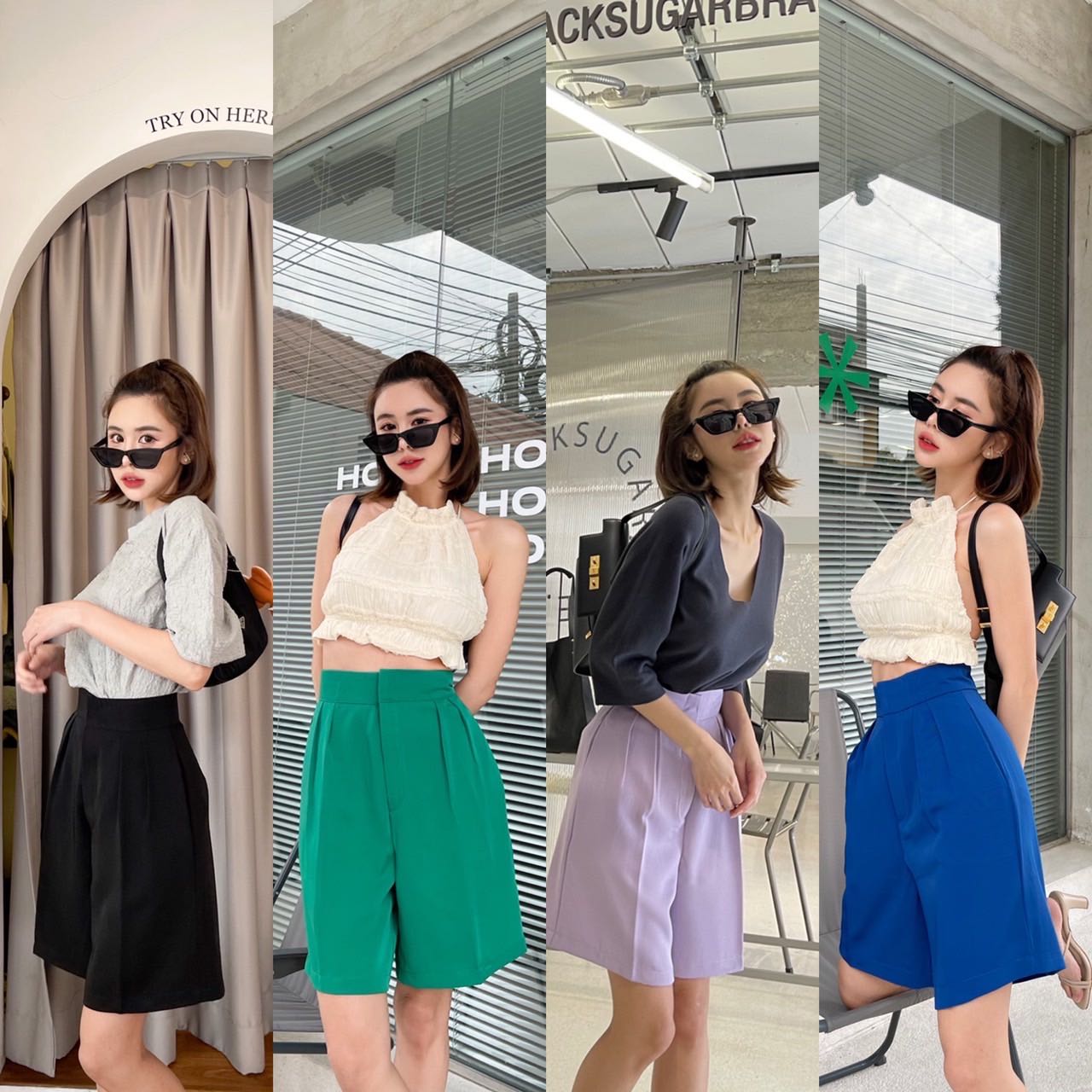 Bemingshorts011 (XS-4XL) - Beming Midi Shorts 🥑🫐