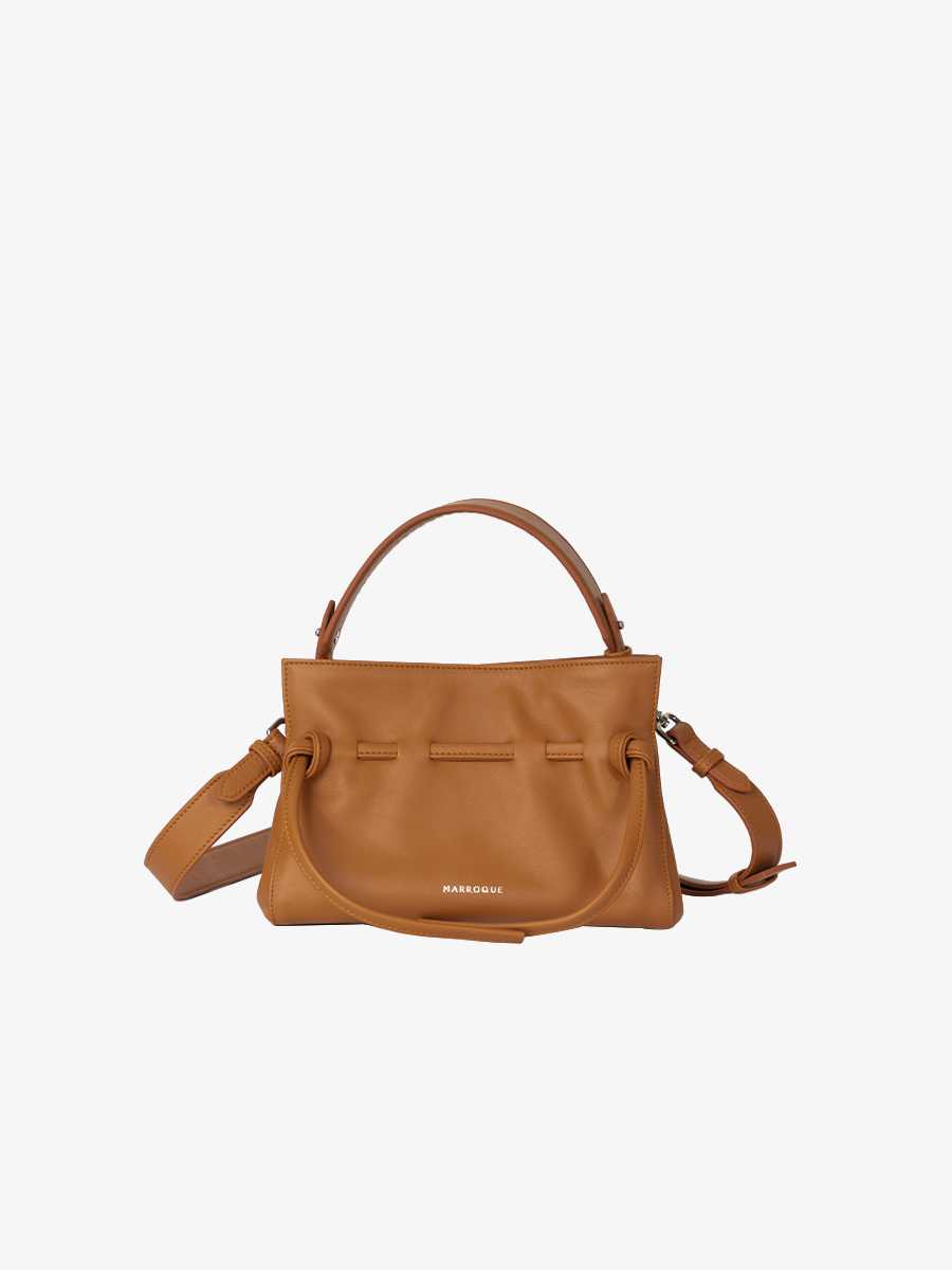Mini Wendy Caramel Leather Crossbody bag