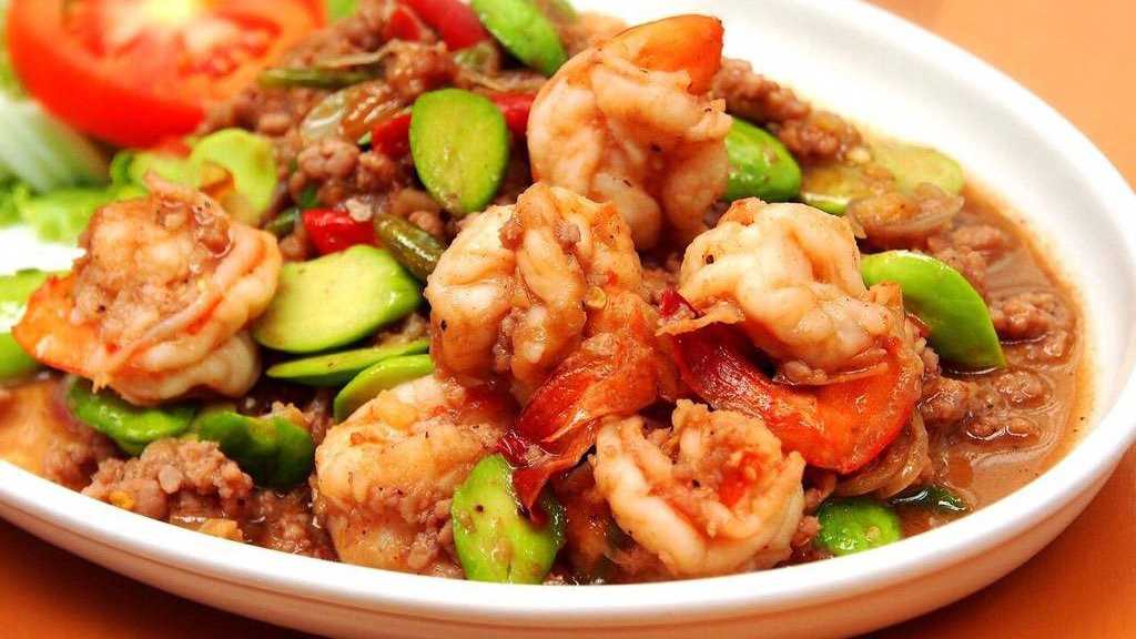 สะตอผัดกระปิกุ้งสด