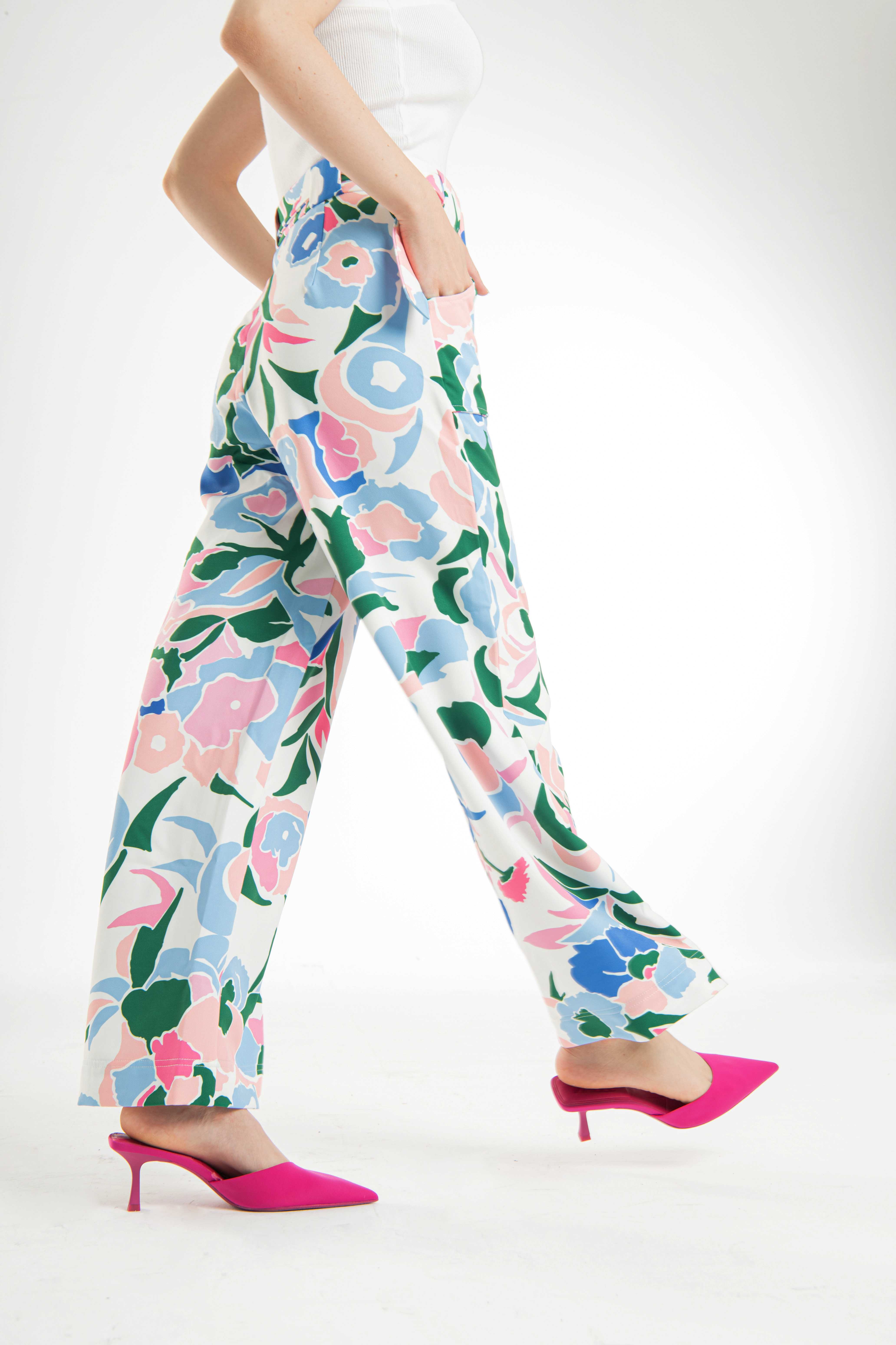 JEMMA PRINT TROUSERS