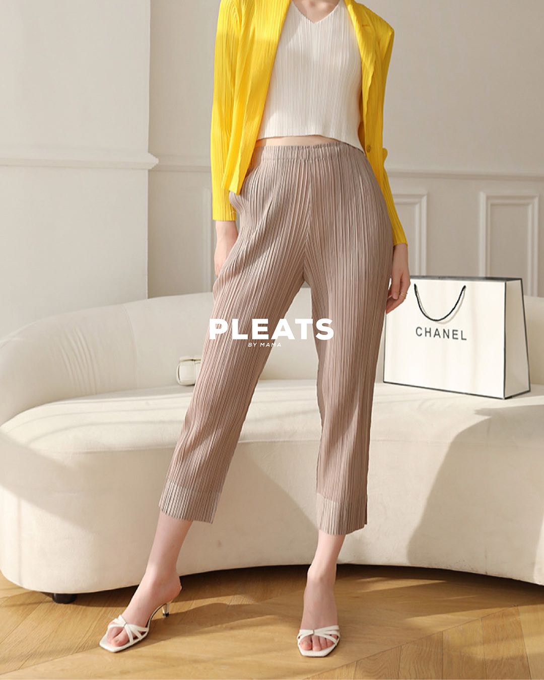 PLEATS PANTS - P005