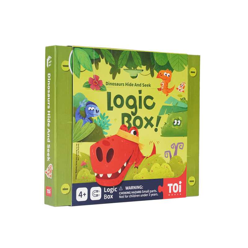 Logic Box : Dinosaurs Hide And Seek เกมกระดานแม่เหล็ก #4ขวบ
