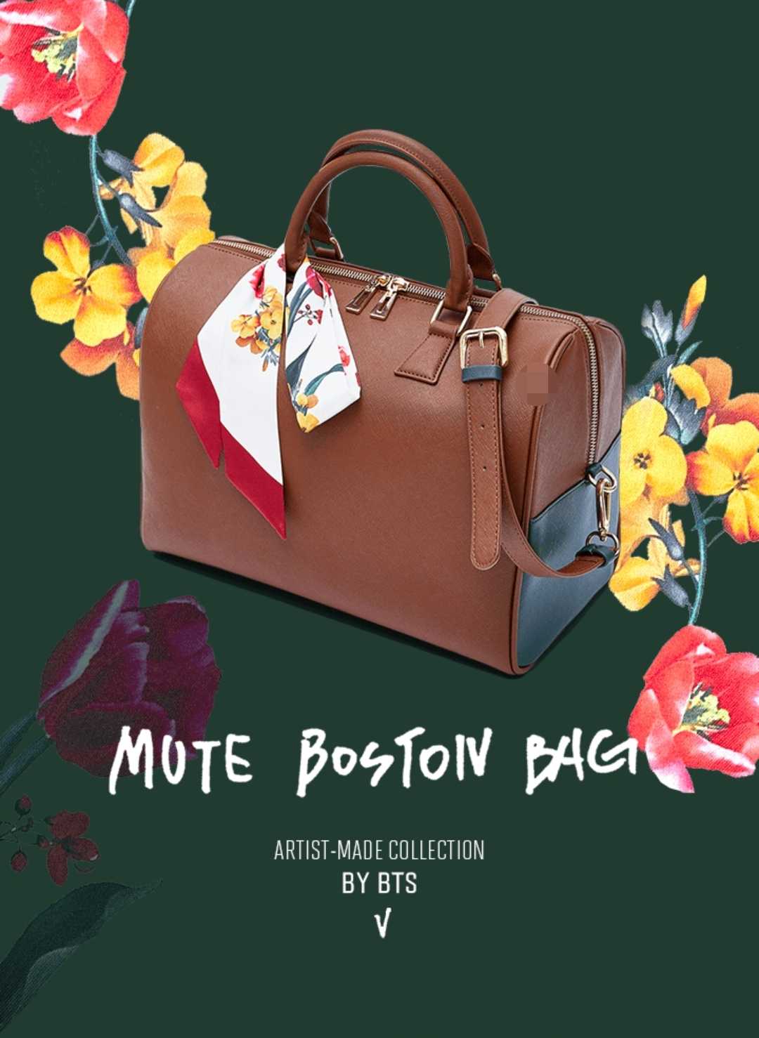 MUTE BOSTON BAG BY #V BTS 