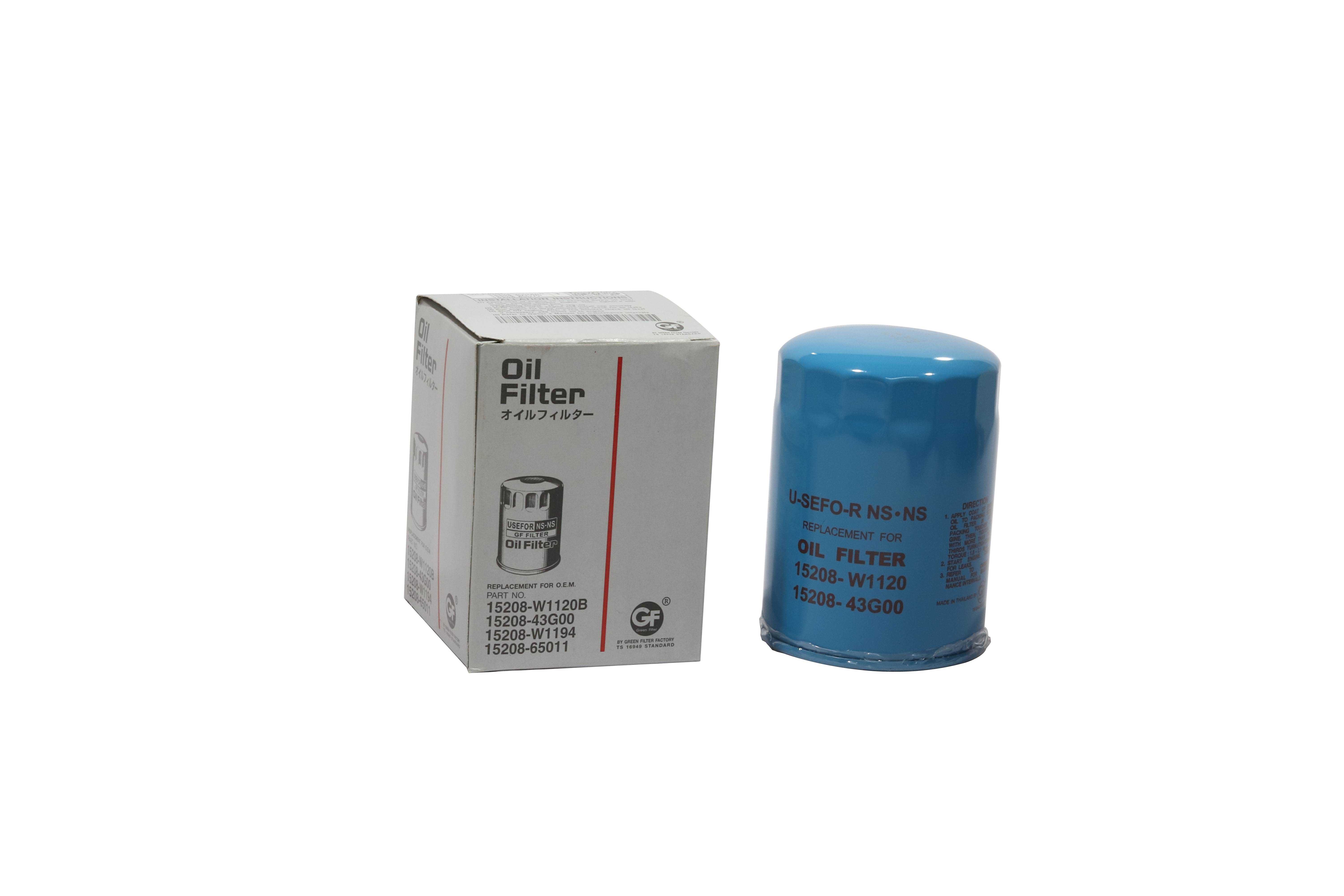 กรองเครื่องUSEFOR  NISSAN SD23 15208-W1120 GF