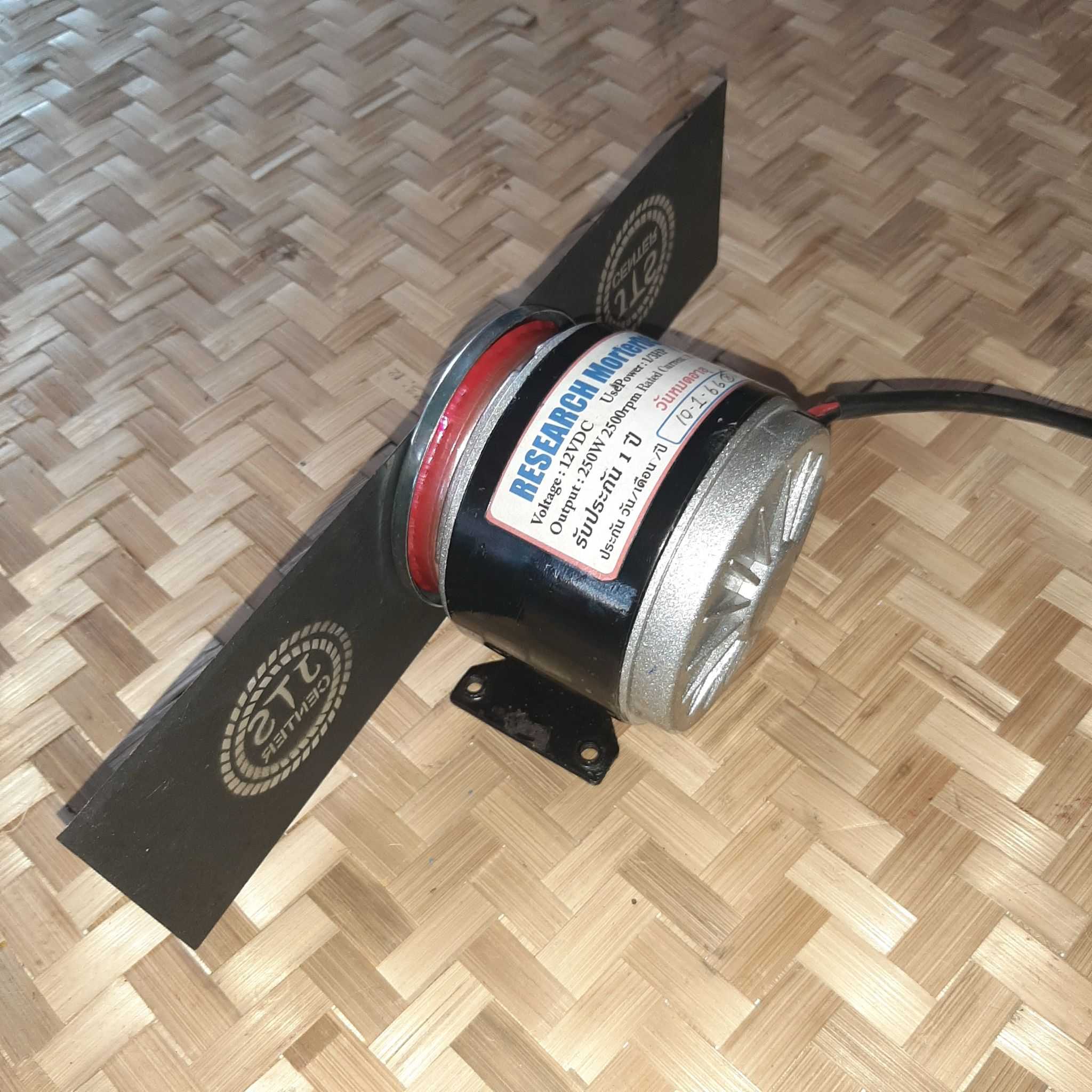 #M112N-00320# 250W 12V 2500รอบ หัวตัดหญ้า แปรงถ่าน ติดใบมีด ตัดหญ้า 12นิ้ว รอบเร็ว
