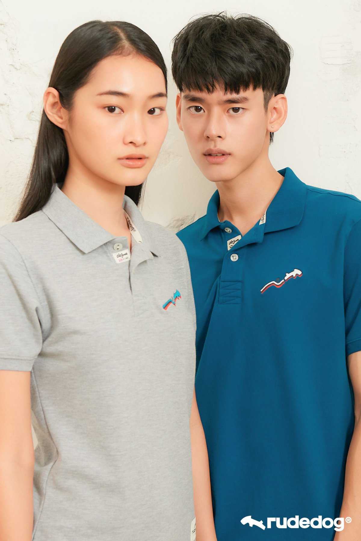 Sale  ล้างสต็อก  Rudedog เสื้อโปโล รุ่น  Sky line