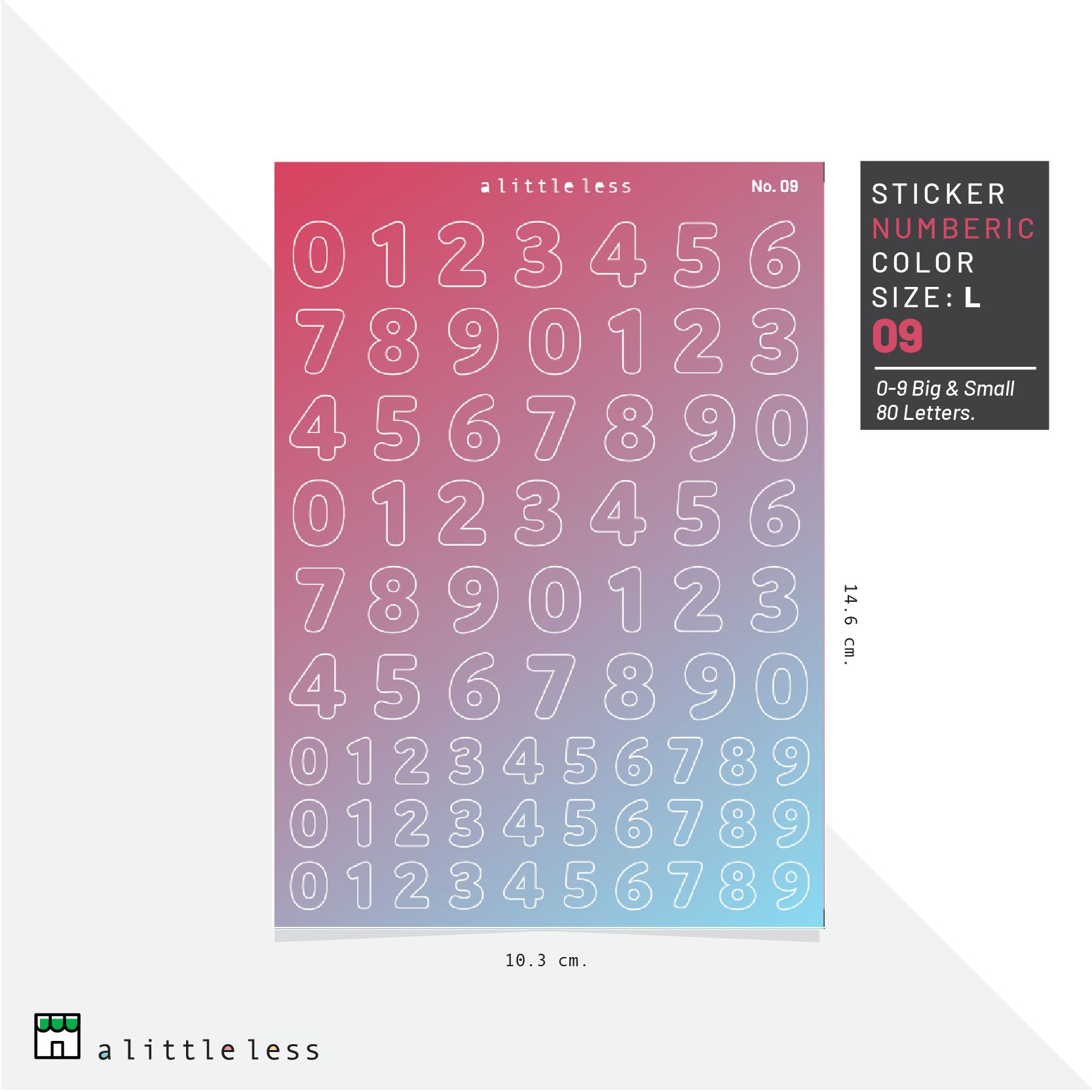 NUMBERIC COLORS No.09-12