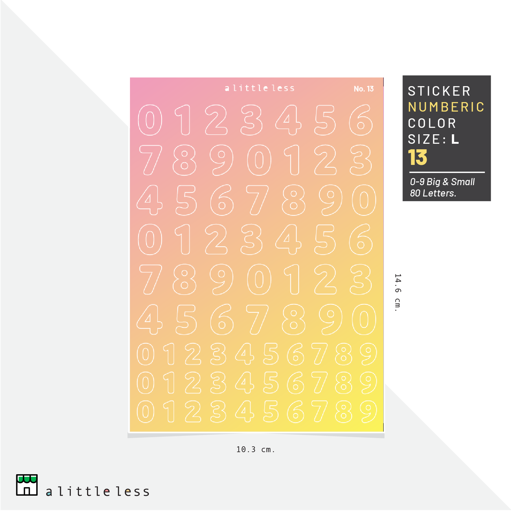 NUMBERIC COLORS No.13-16