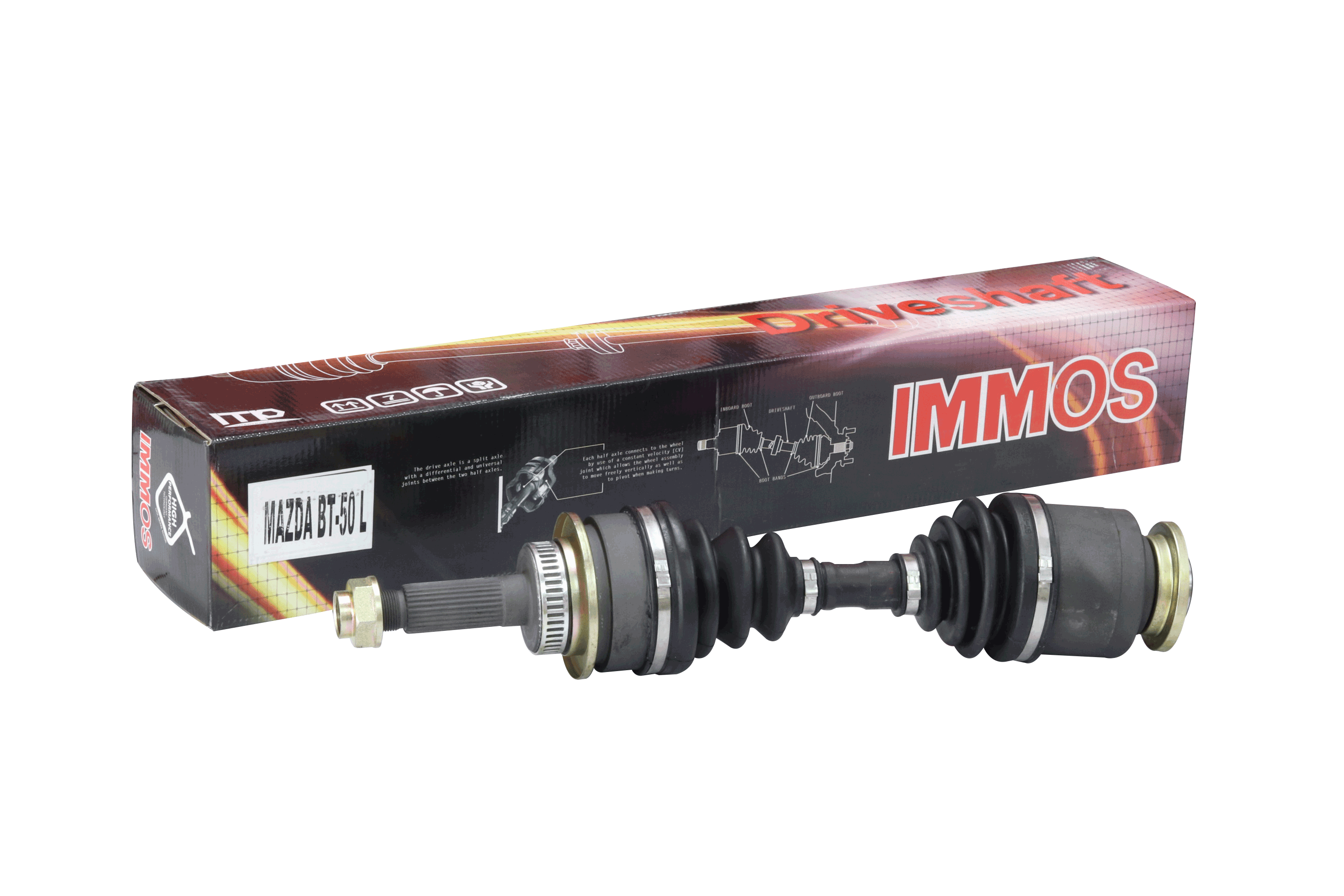 หัวเพลาทั้งเส้นสั้นimmos  MAZDA BT-50 L