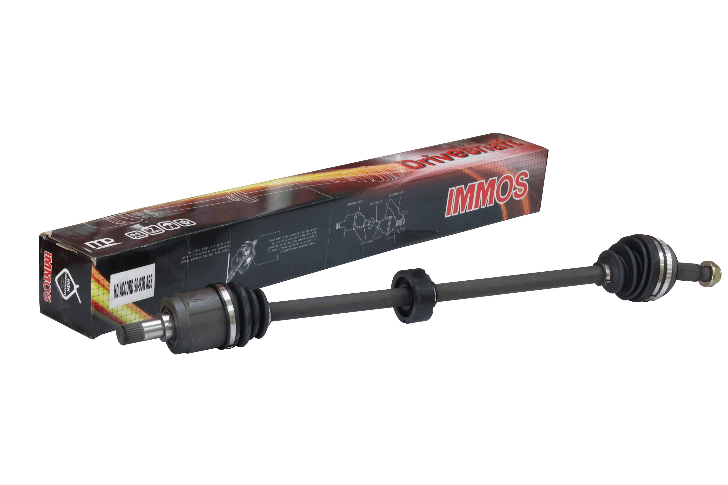 หัวเพลาทั้งเส้นยาวimmos  HD ACCORD 90-93R ABS
