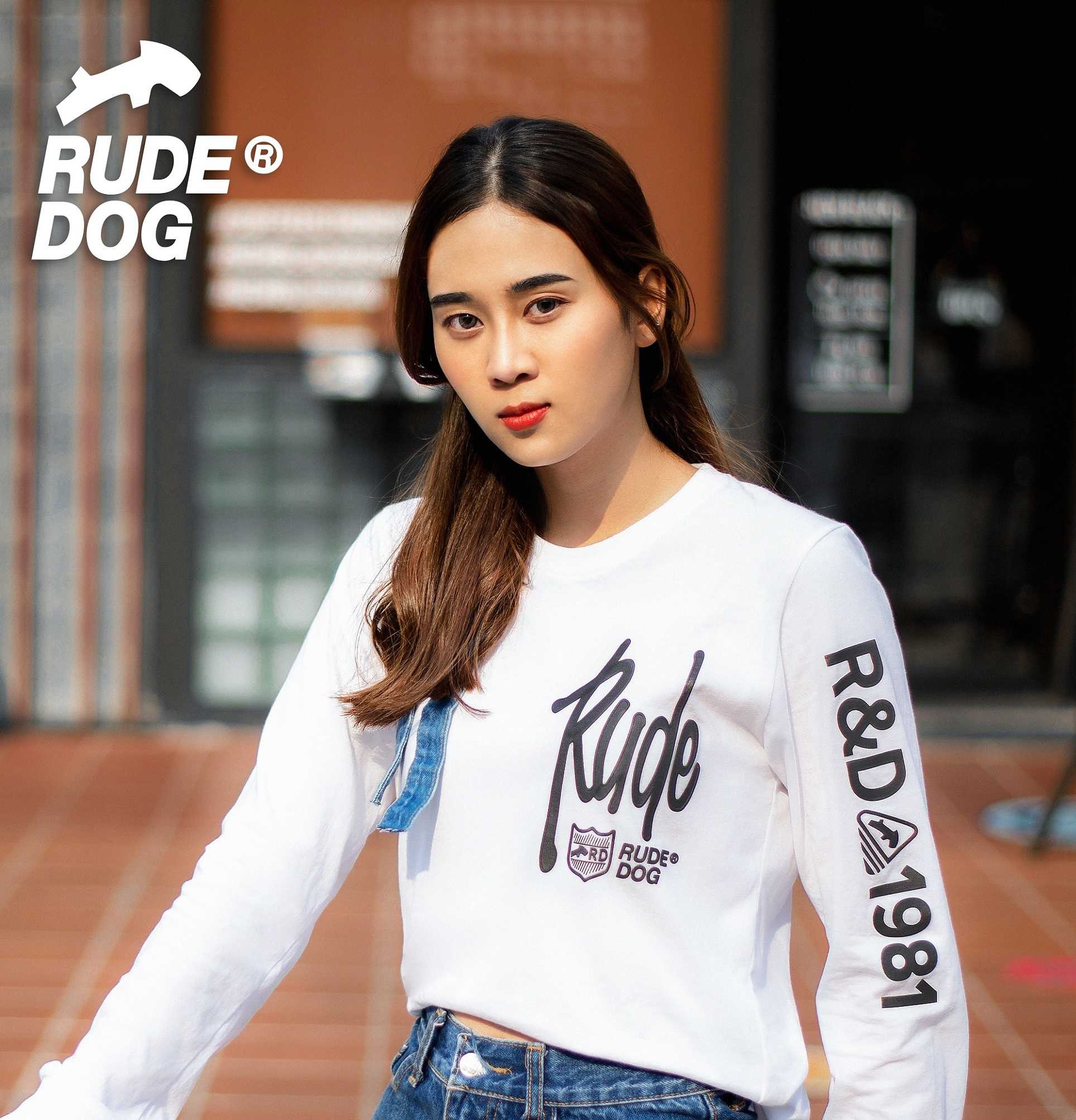 Sale  ล้างสต็อก  Rudedog เสื้อยืด แขนยาว รุ่น R&D