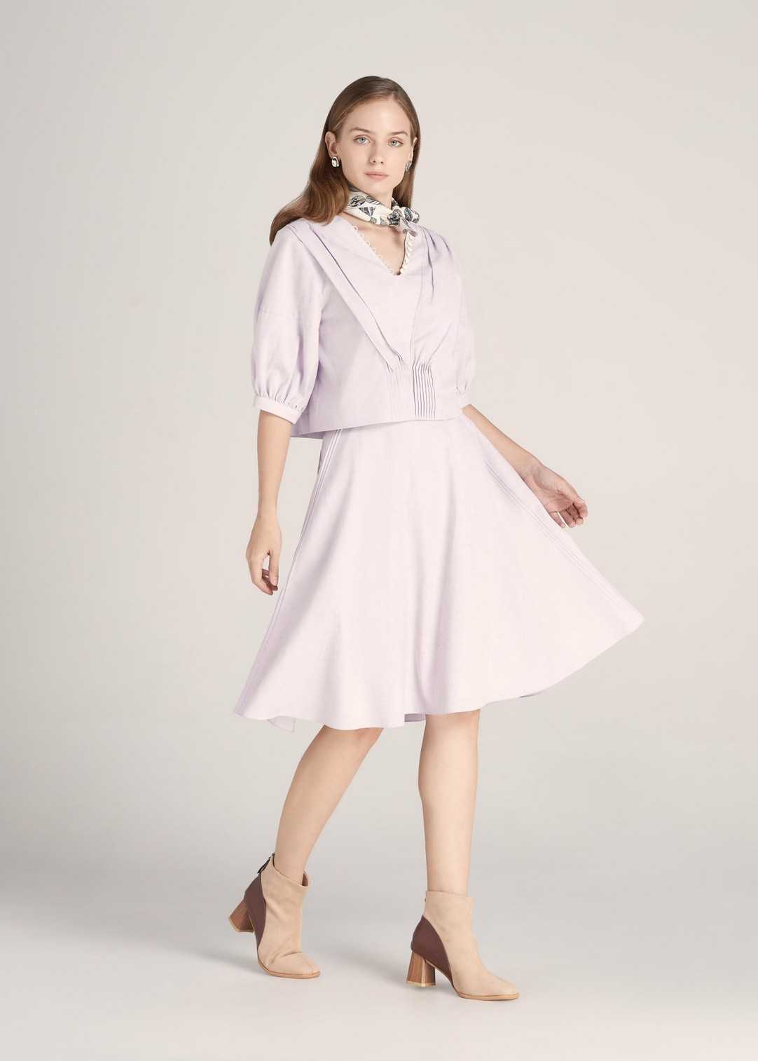 Rayon Midi Skirt
