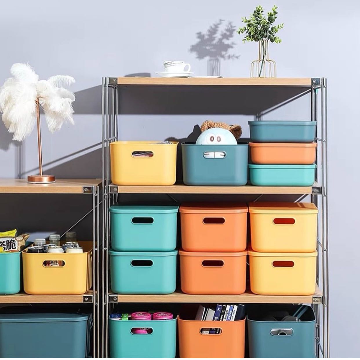 กล่องเก็บของพร้อมฝา Organize box✨