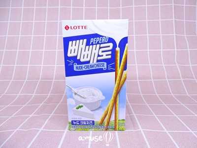 🇰🇷 빼빼로 ป๊อกกี้เปเปโร่สอดไส้ครีมชีส - Pepero Nude-CreamCheese