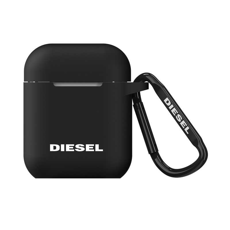 DIESEL  SILICONE CASE FOR AIRPODS (BLACK/GREEN)