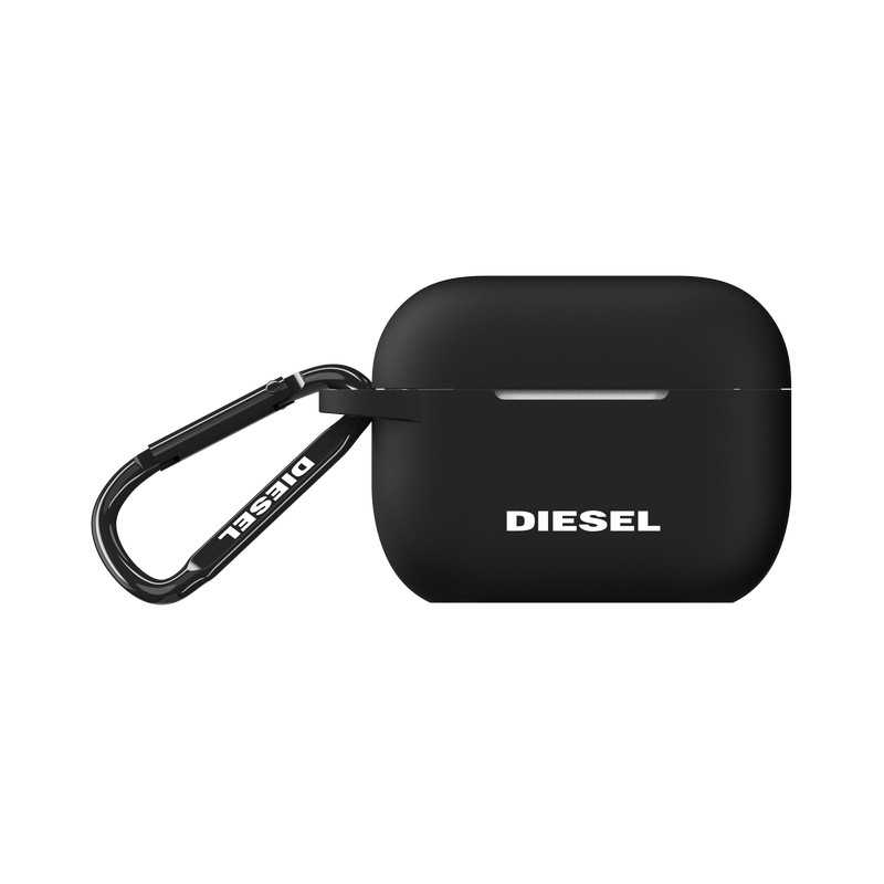 DIESEL  SILICONE COVER CASE FOR AIRPODS PRO (BLACK/GREEN)