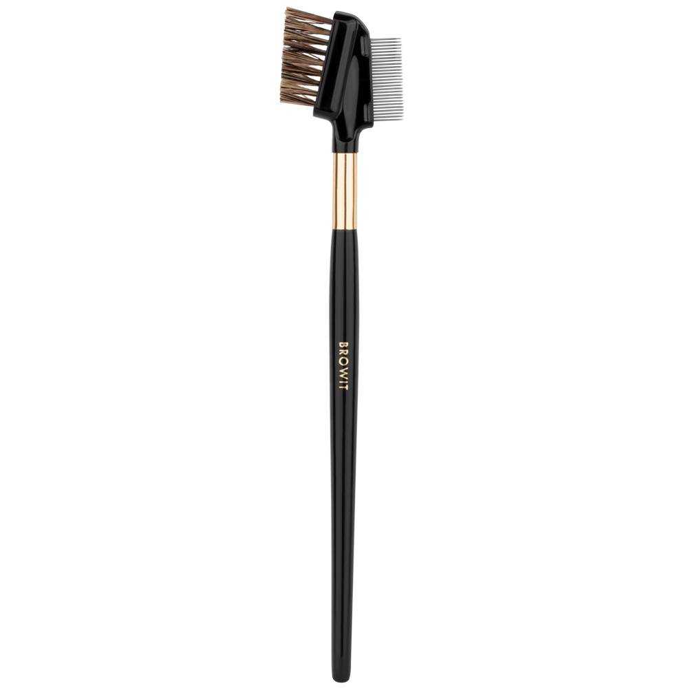 แปรงจัดทรงคิ้วและขนตา ► Official Account Browit Professional Brow Comb & Brow Brush