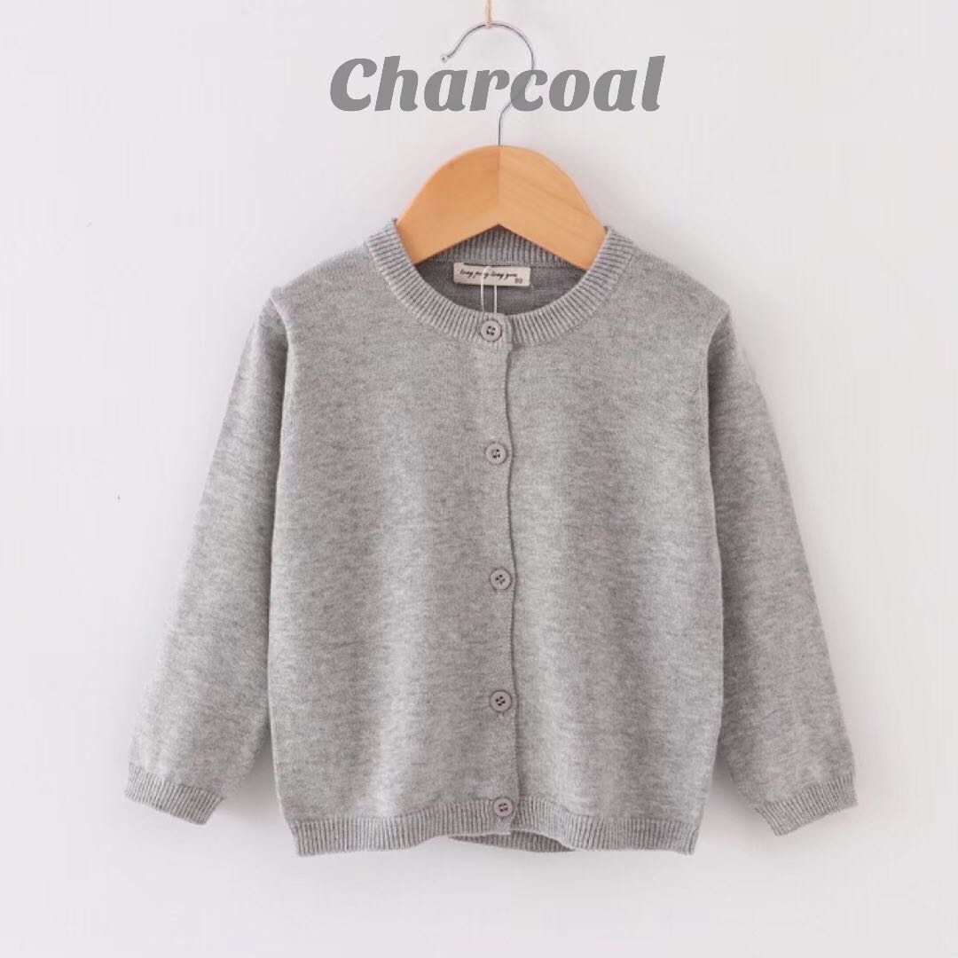Charcoal เสื้อคาดิแกนเด็ก
