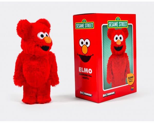 Bearbrick Elmo Costume 400%
